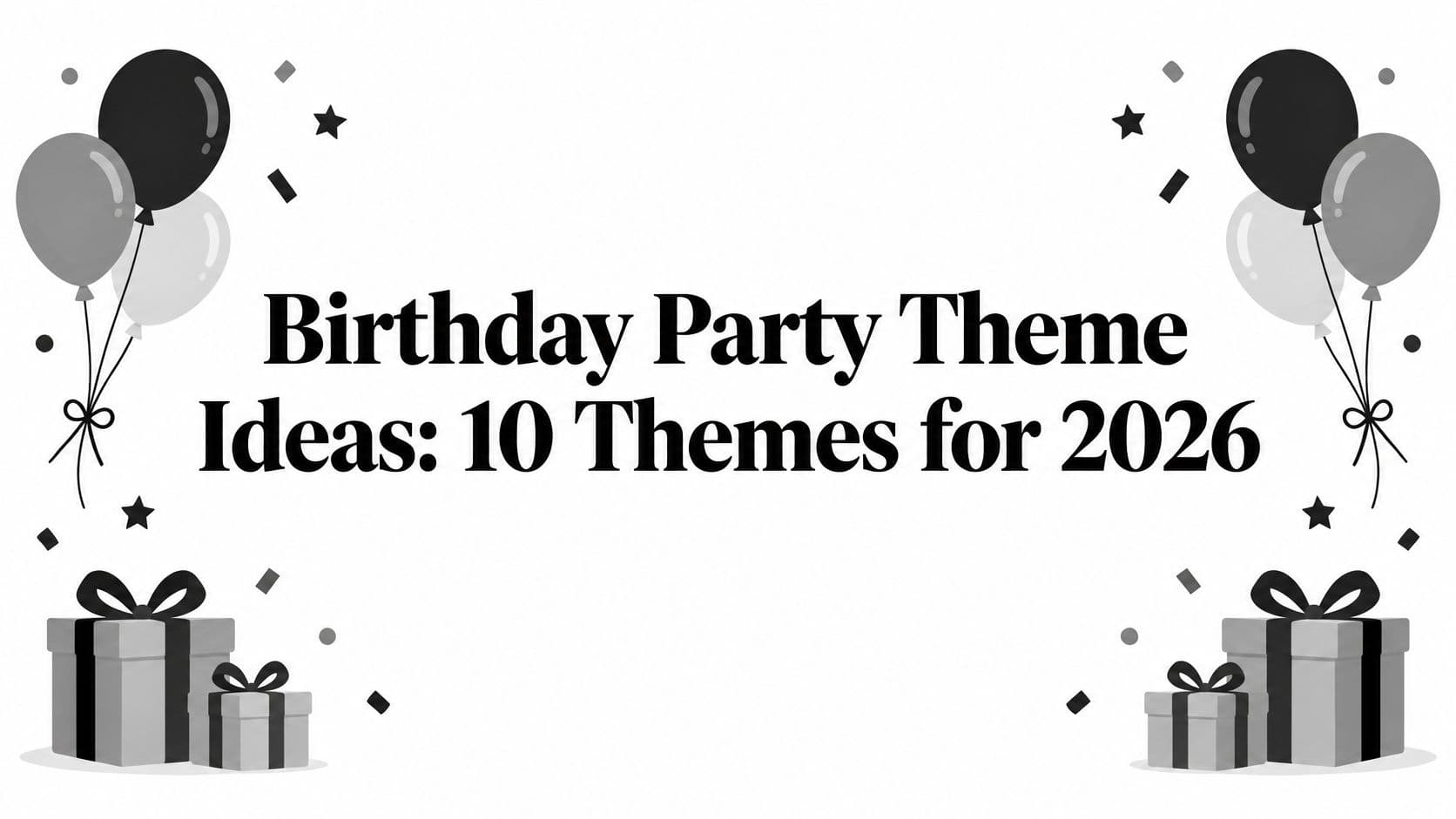 Birthday Party Theme Ideas: 10 Themes for 2026
