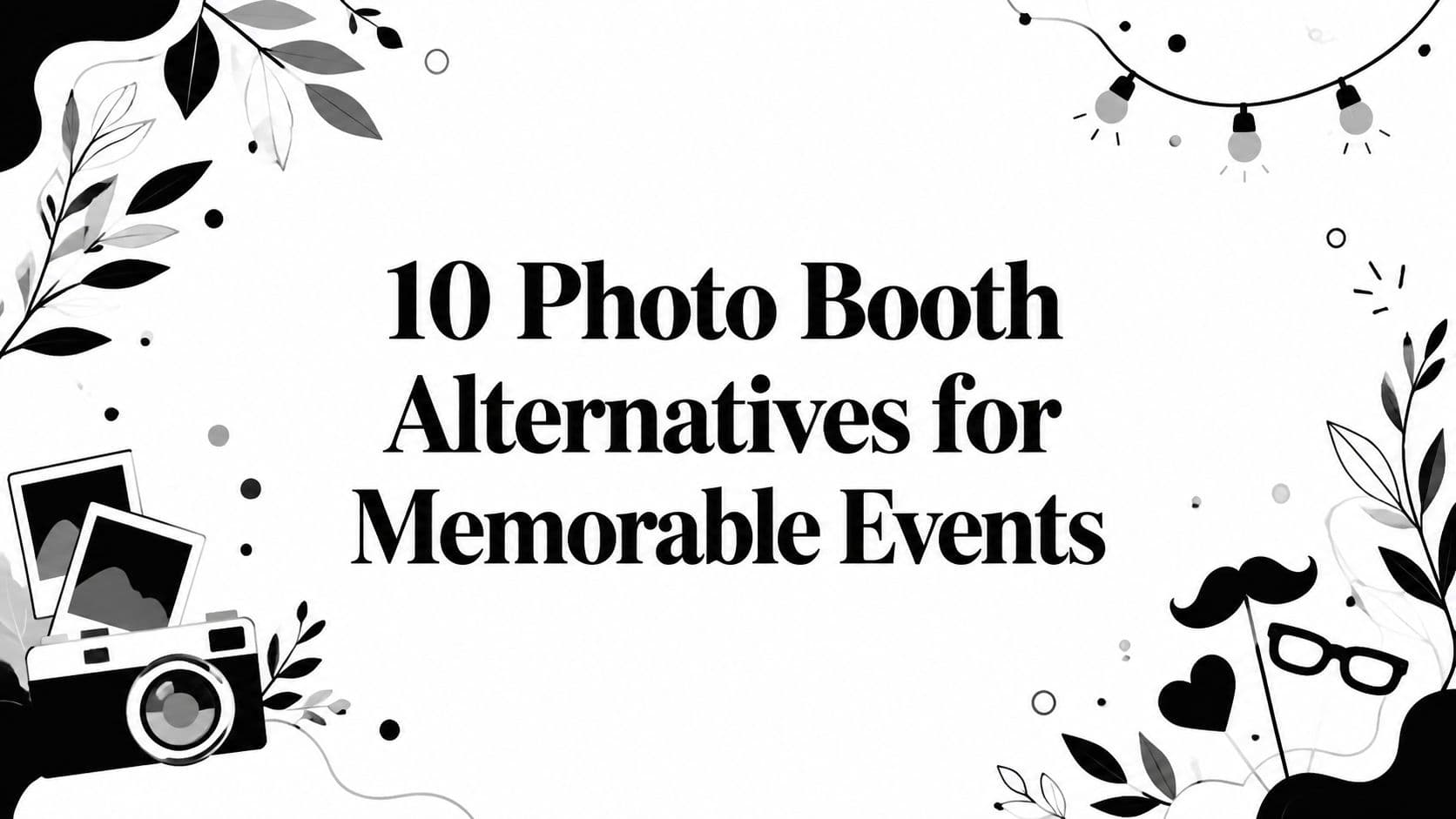 10 Photo Booth Alternatives for Memorable Events