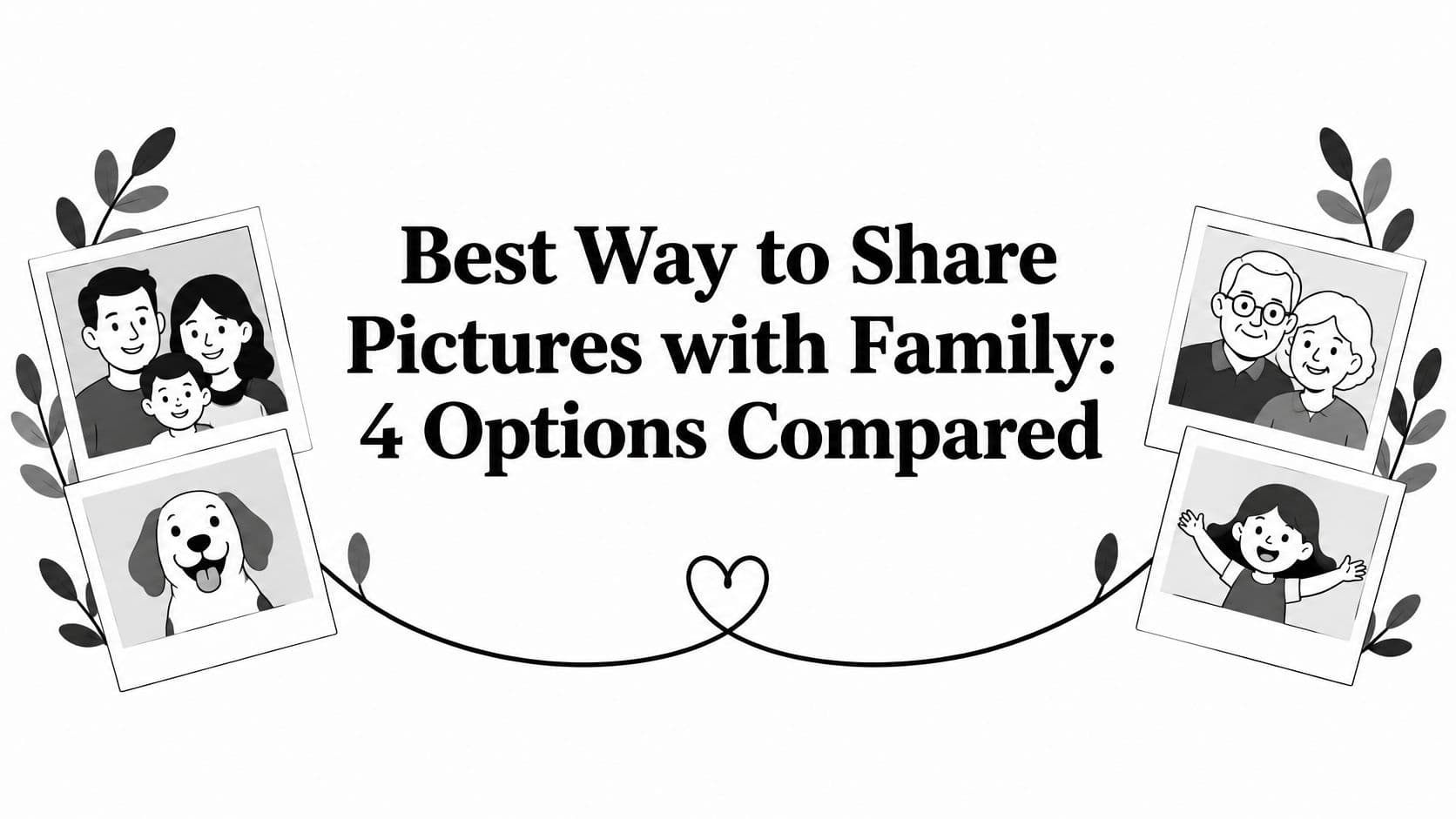 Best Way to Share Pictures with Family: 4 Options Compared