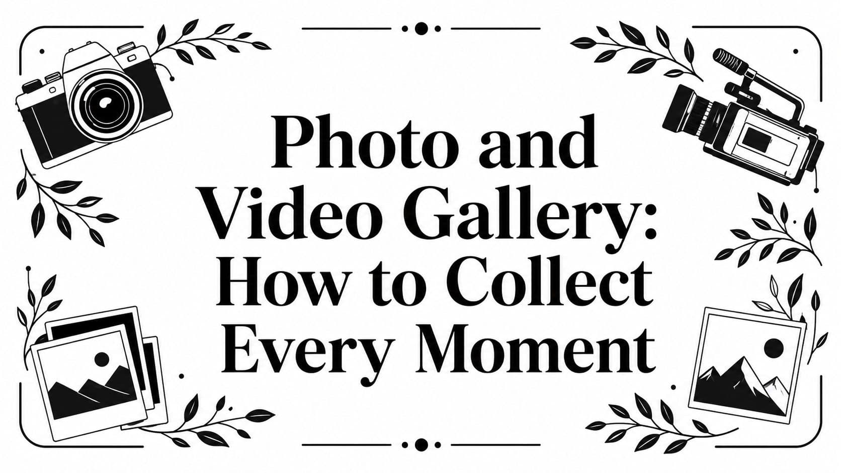 Photo and Video Gallery: How to Collect Every Moment
